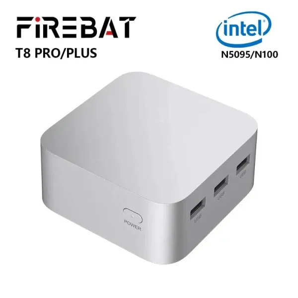 FIREBAT T8 Pro Plus Mini PC Intel Celeron N5095 N100 Desktop Gaming Computer 8GB 16GB 256GB 512GB DDR4 DDR5 WIFI5 BT4.2